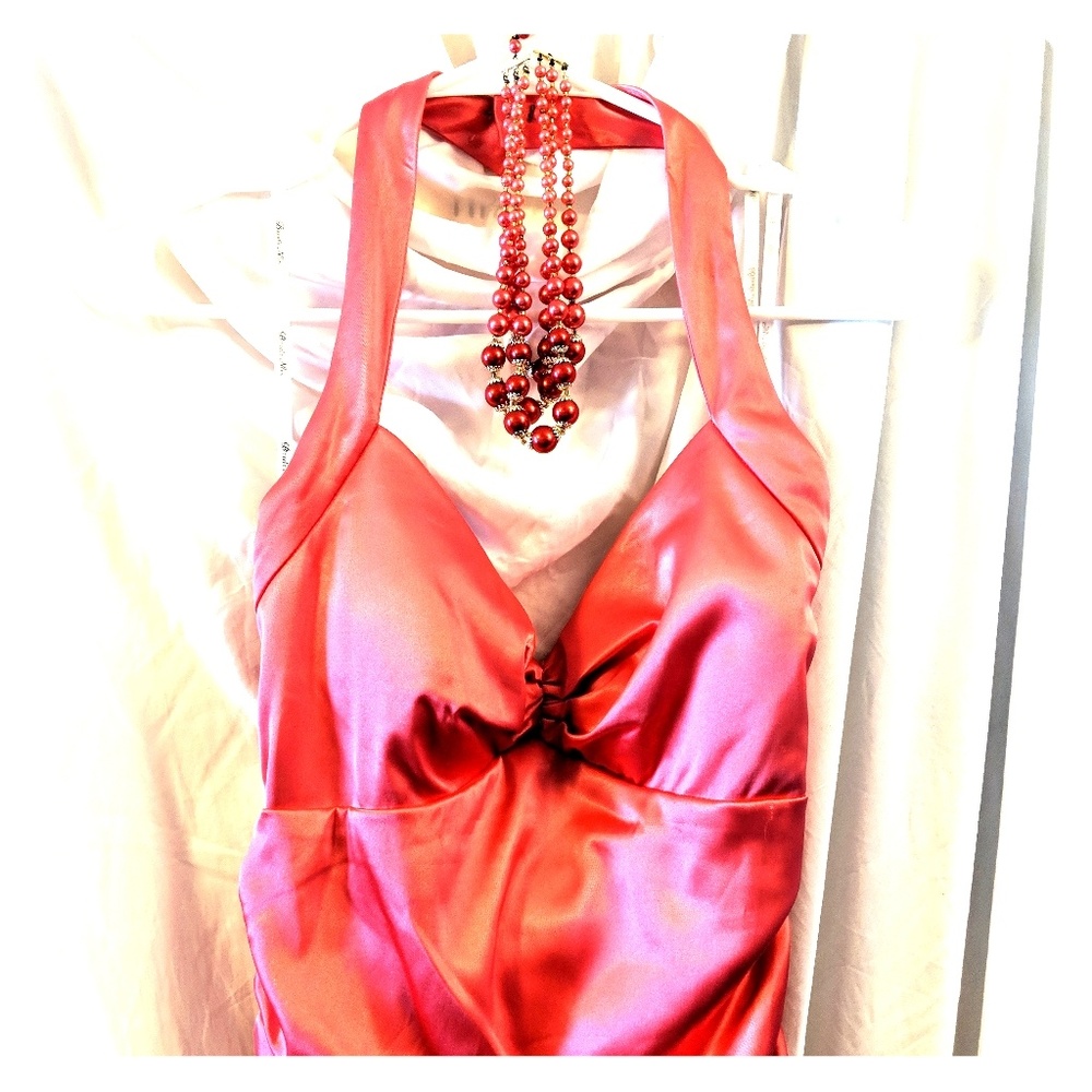 Pink prom dress